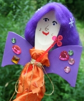 Löffelfee in Lila
