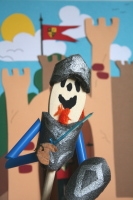Löffelritter mit Isolierrohrhelm