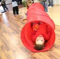 Tunnel im Parcours