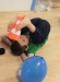 Wettwanderball mit Hütchen