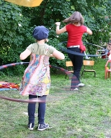 Hoopen auf dem Connewitzer Straßenfest