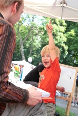 Schnipsel-Raten auf dem Connewitzer Straßenfest 2011