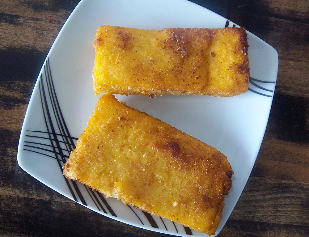 Fertige Polentabriketts