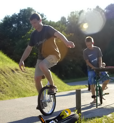 Einführung ins Einradfahren